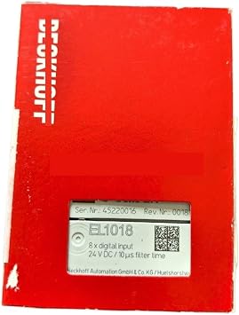EL1018, EtherCAT Terminal, 8-Channel Digital Input, 24VDC, 10ms Original