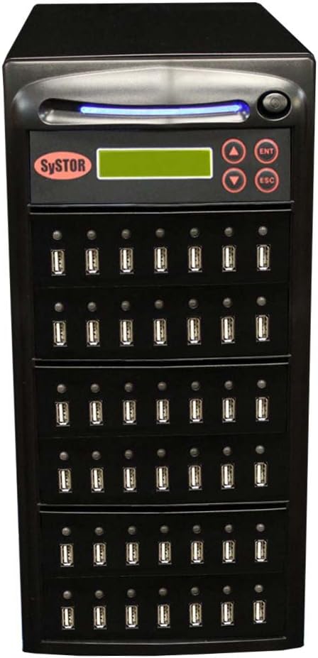 Systor 1 to 7 HDD/SSD Duplicator for Portable USB-Powered Hard Drives - Copy External Hard Drives & USB Flash Drives at High Speeds