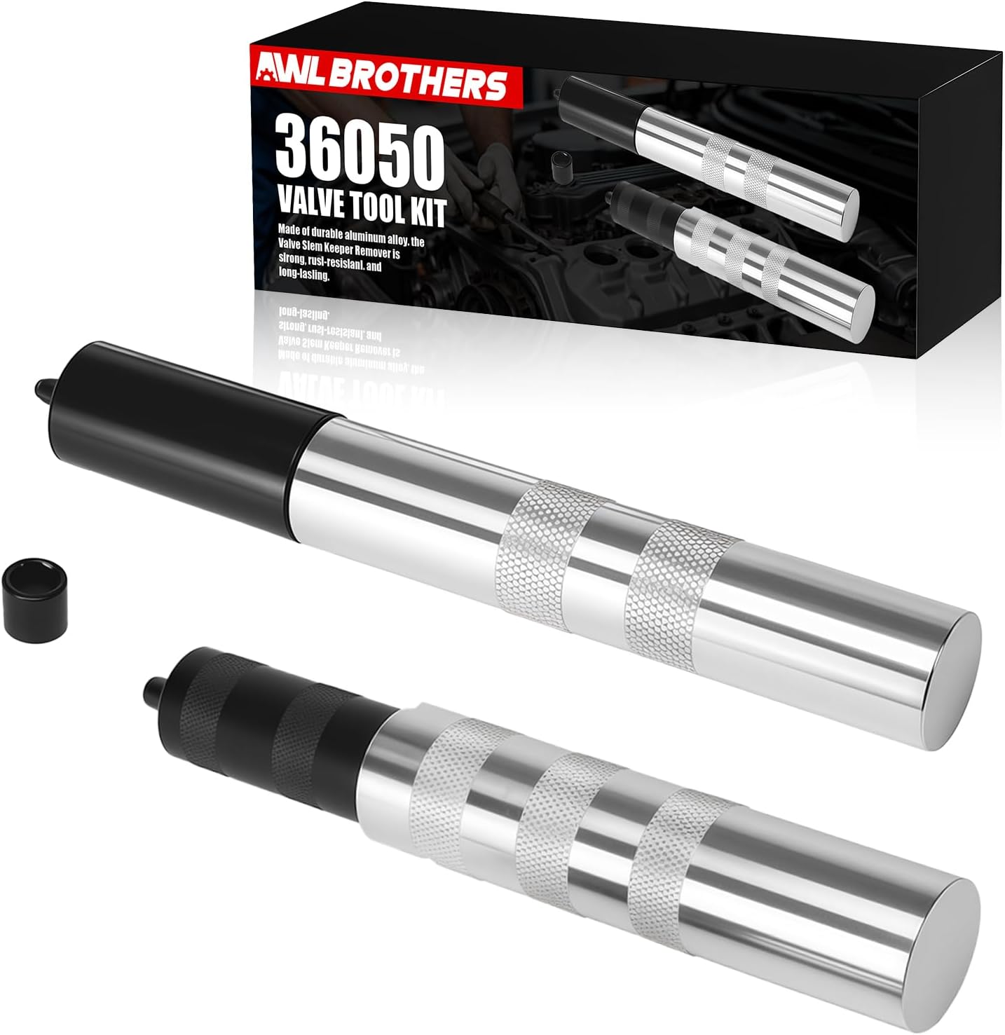 36050 Valve Keeper Remover and Installer Tool Kit – Valve Spring Compressor for 4.5mm to 7.5mm and 5/16" to 3/8" Retainer Removal and Installation.