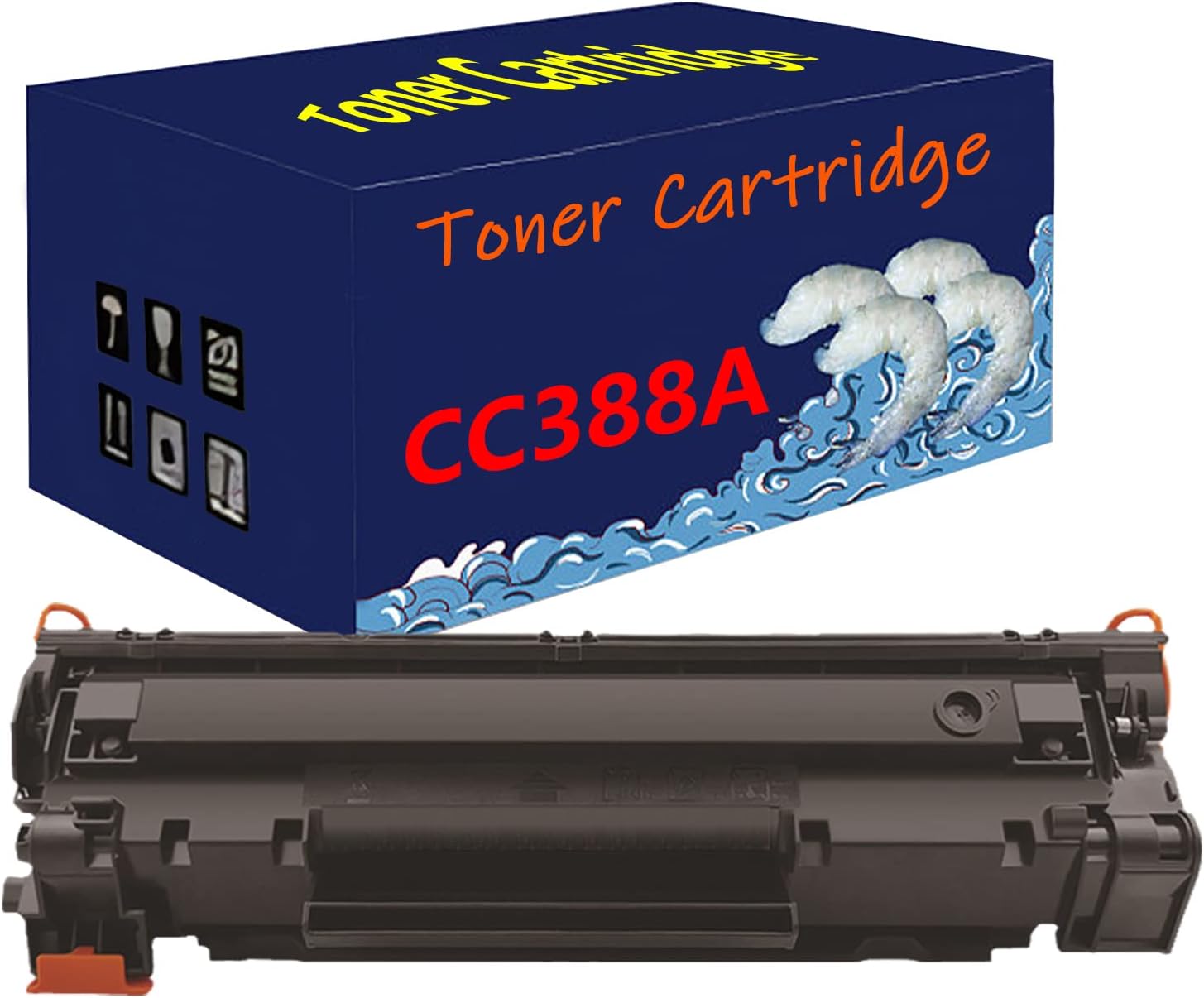 CC388A Toner Cartridge for HP, Compatible LaserJet P1007