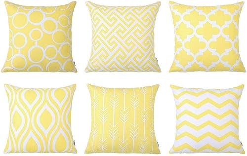 6 fundas de almohada para sofá, rústico, estilo bohemio, decoración del hogar, funda de almohada con flores para sofá, dormitorio, automóvil, sala