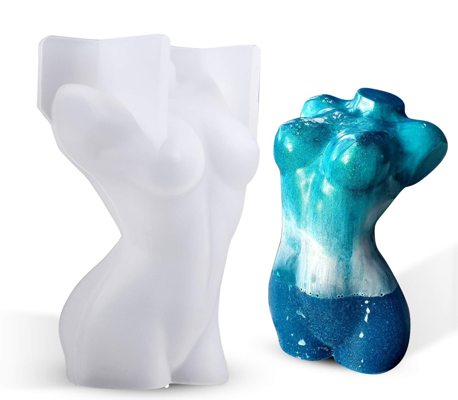 Buy YFYSD Woman Body Silicone Candle Molds, Female Body Shaped Candle