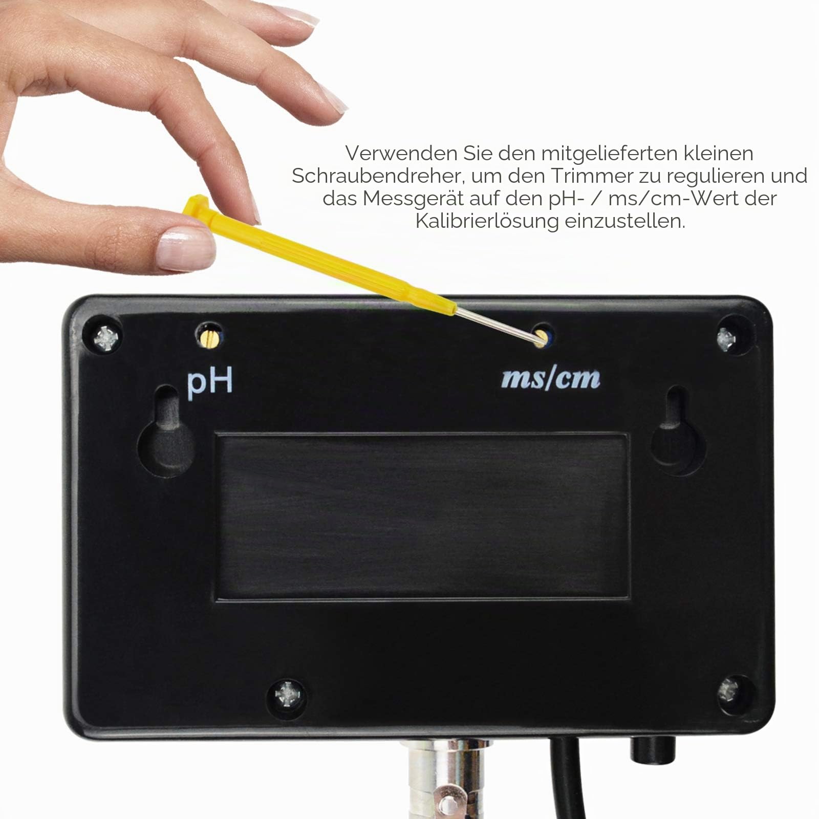PH EC Leitfähigkeitsmessgerät Meter Tester Hintergrundbeleuchtung Wasserqualität Echtzeit 0,00~14,00 pH / 0~19,99 mS/cm