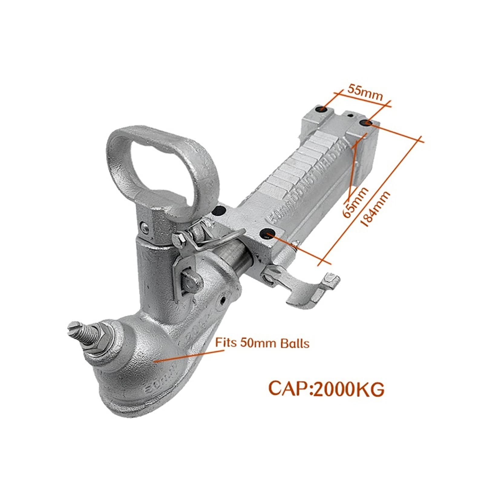 Hydrauliczne sprzęgło Override przyczepa zaczep kulowy 50mm CYLINDER GŁÓWNY hamulca części RV akcesoria do kamperów komponenty do przyczep kempingowych, Akcesoria do samochodów kempingowych