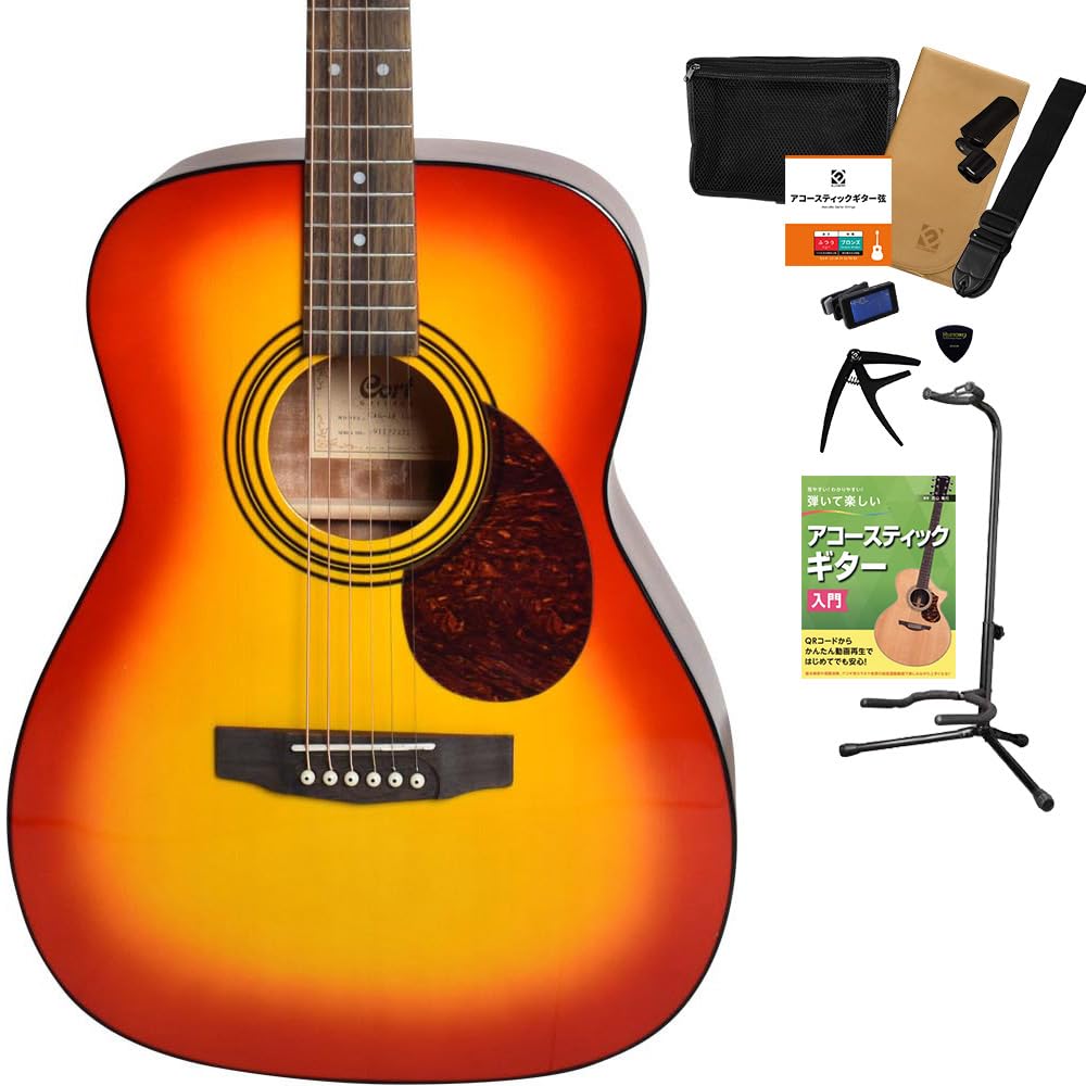 【ギターセット】Cort CAG-1F CAO アコースティックギター Amazon | Cort CAG-1F CAO アコースティックギター 教本付き