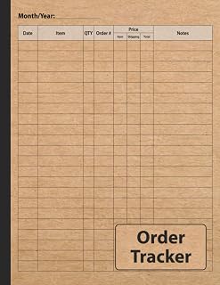Order Tracker: Simple Daily Sales Log Book for Small Business