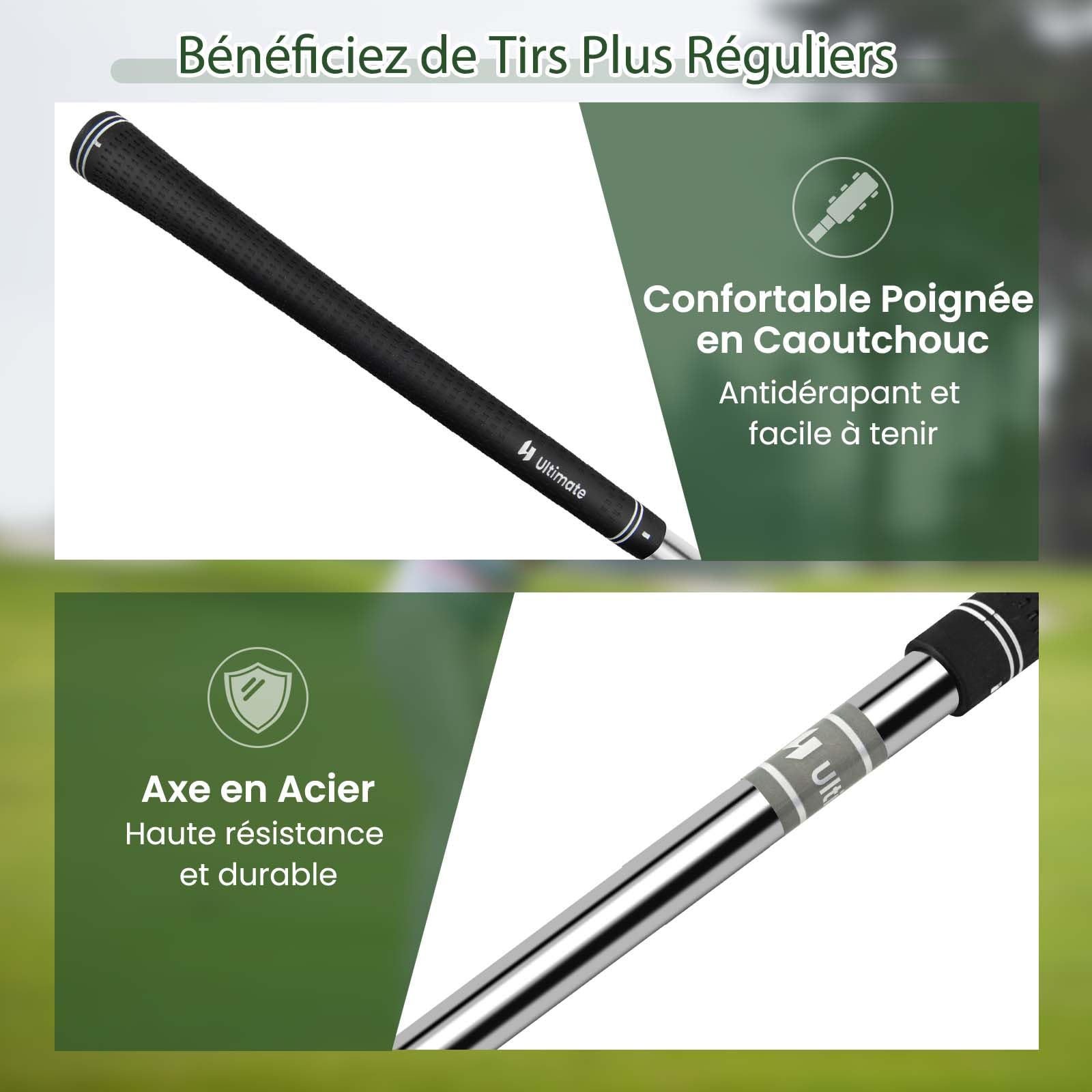 GOPLUS Golf Chipper Club, Droitier 36 degrés, Lame de Pitching & Chipping pour Hommes & Femmes, Réduit Les Coups de Votre Petit Jeu