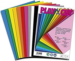 PLAY-CUT, Cartulina fotográfica, A4, 300 g/m2, 50 hojas, 10 colores