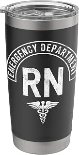 Registered Nurse Emergency Department RN ER Retired Nurses Stainless Steel Insulated Tumbler