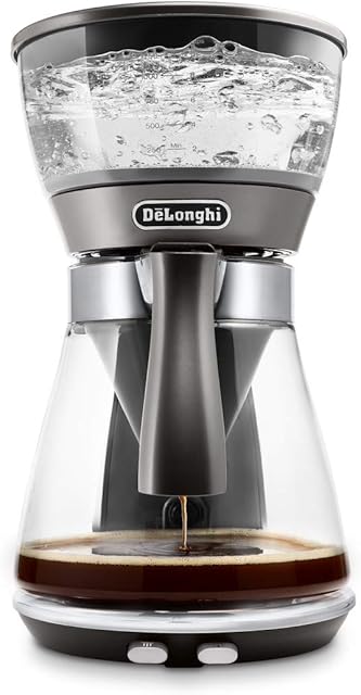 De'Longhi ICM 17210 Filter Coffee Machine, Plastic, 1800 W, 10 Cubic_Centimeters, Clear
