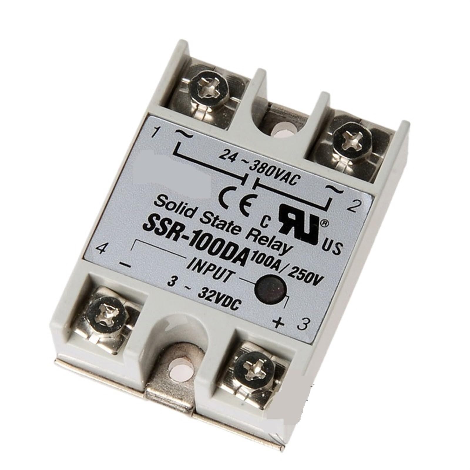 Relais semi-conducteur SSR-100DA 100A entrée 3-32V DC régulation