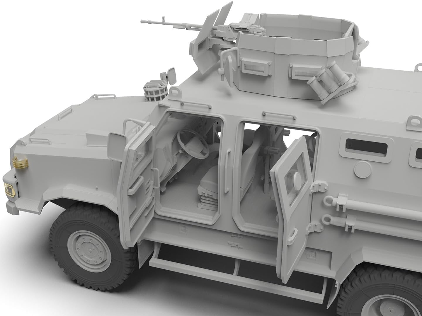 ICM 35014 - 'Kozak-2', Ukrainian MRAP-Class Armored Vehicle (100% New molds) - Scale 1:35