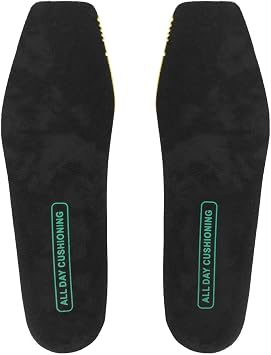 Insoles Replacement for Ariat Mens Shoes, Memory Foam Square Toe M9 | Footwear Inserts for Comfortable Light-Weight and Cushion Shock Absorbing