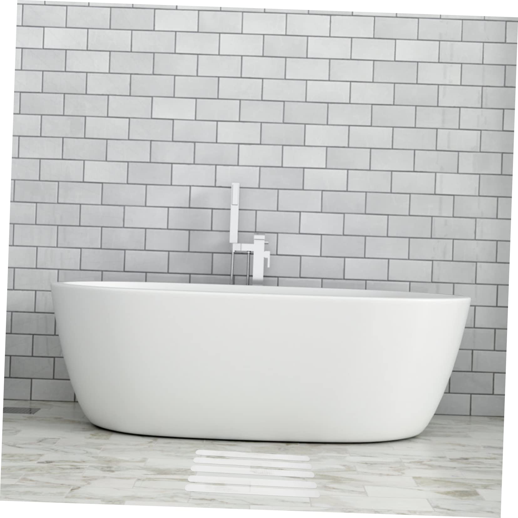 IMIKEYA 12piezas Pegatinas Antideslizantes para Bañera Suelo De Baño Material Peva Diseño Decorativo Uso Cocina y Baño Previene Resbalones