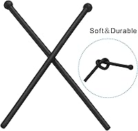 Vista 4 de PATIKIL Puntas de extremo para gafas, 2 pares de lentes antideslizantes para orejas, manga de tubo, templo de repuesto de silicona suave