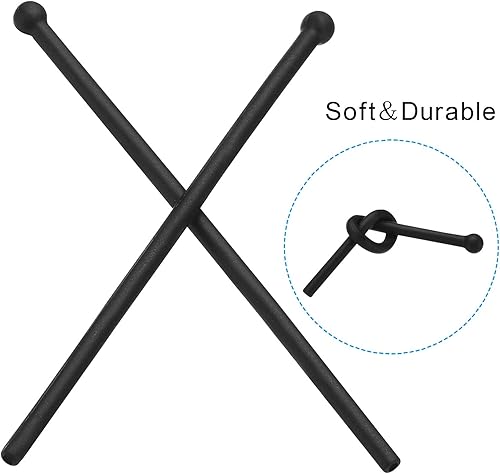 Miniatura 4 de PATIKIL Puntas de extremo para gafas, 2 pares de lentes antideslizantes para orejas, manga de tubo, templo de repuesto de silicona suave para