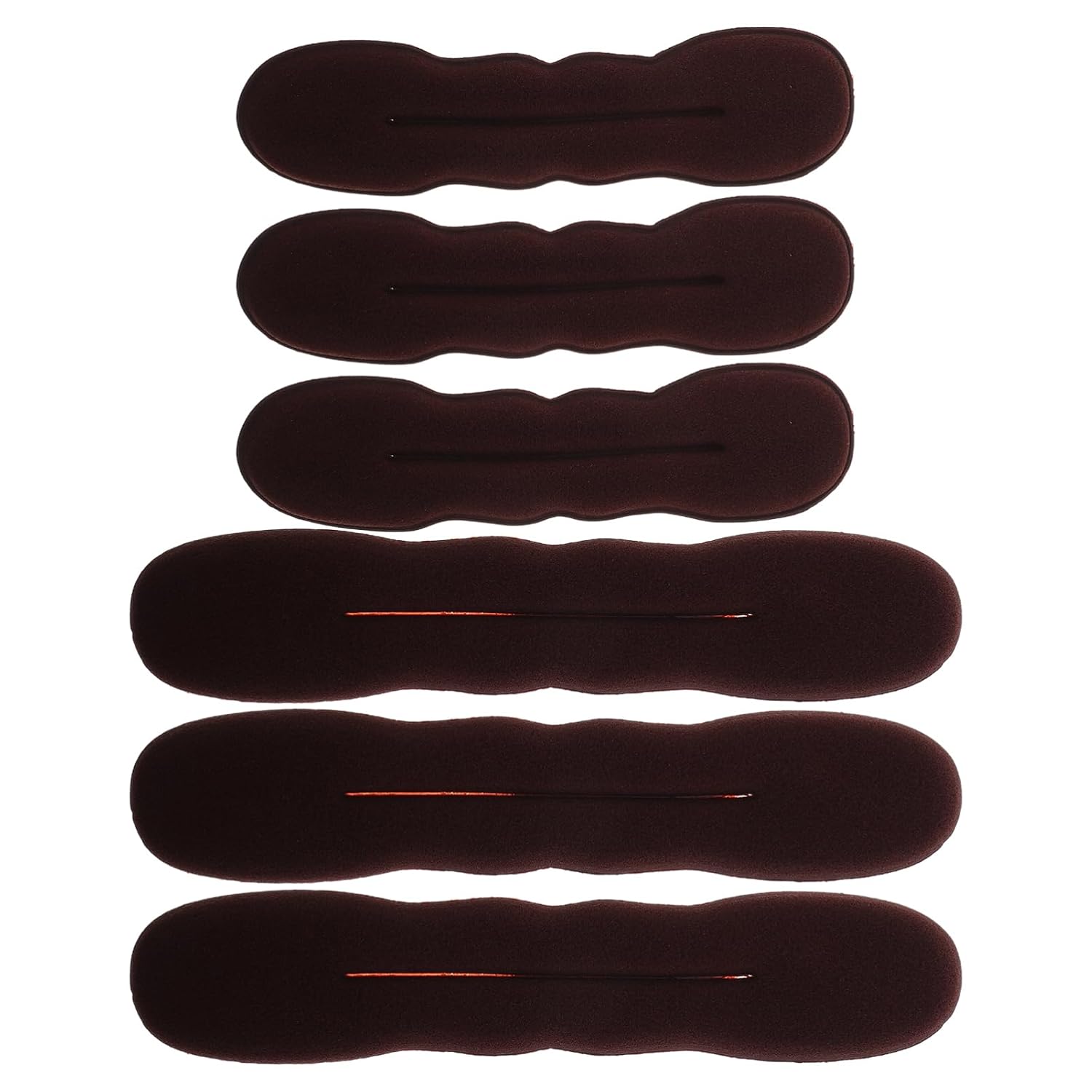FRCOLOR 6pcs Hair Bun Maker Versatile Twisted Bun Shaper for Easy Hair Styling Soft Sponge Accessory for Everyday Use for Parties and Weddings Includes