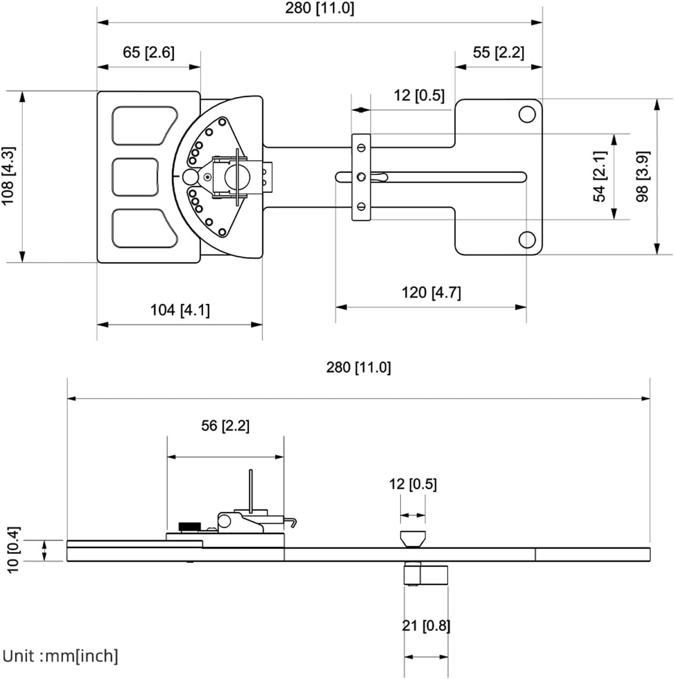 Generic Multi Angle Track Saw Guide Stable Cutting Accessory for Triton -60 to 60 Degree Aluminum Alloy Square