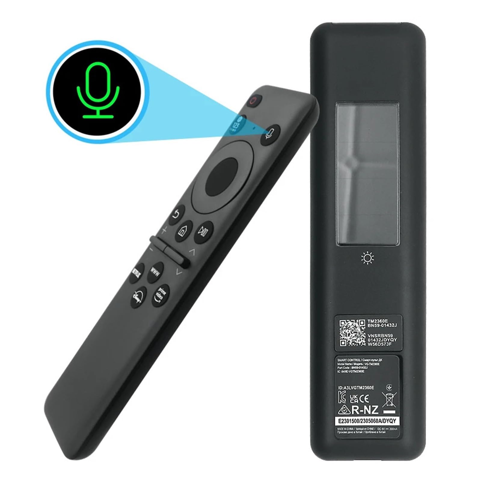 1 szt. BN59-01432J Pilot zasilany energią słoneczną, kompatybilny z telewizorem 8K Neo-QLED HDR Smart TV