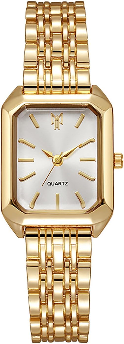 Watches for Women Wrist Watches Steel Strap Womens Watch Casual Fashion Simple Square Quartz Wristwatch