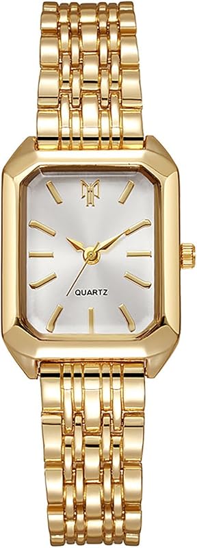 Watches for Women Wrist Watches Steel Strap Womens Watch Casual Fashion Simple Square Quartz Wristwatch