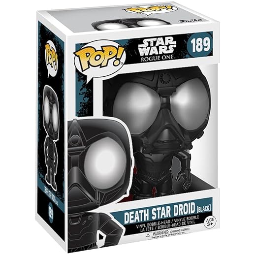 En Oferta Funko Pop Star Wars: Rogue One - Death Star Droid (Black) Toy Figure