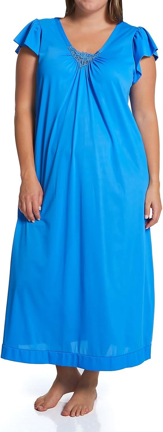 Shadowline womens Shadowline Cap Sleeve Long NightgownNightgown