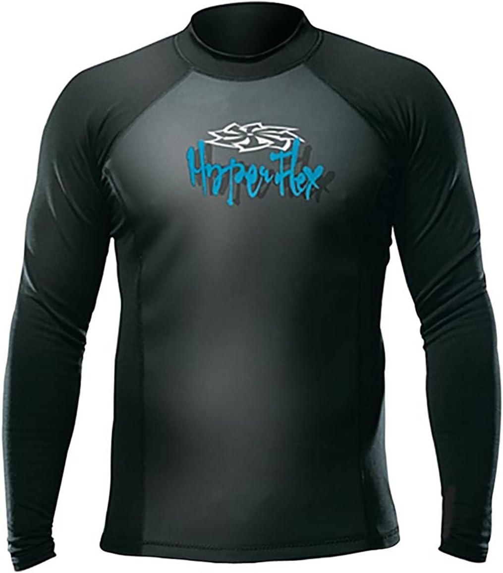 Hyperflex Wetsuits Men's Polyolefin 50/50 L/S Rash Guard