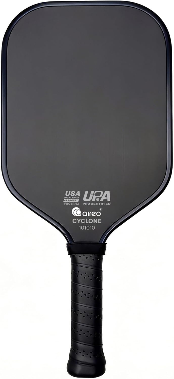 AIREO Gen 4 Pickleball Paddle, Cyclone 16MM Pickleball Racket, USAP Approved T700 RAW Carbon Fiber Pickle Ball Paddle, Floating Foam Core for Pro-Level Performance