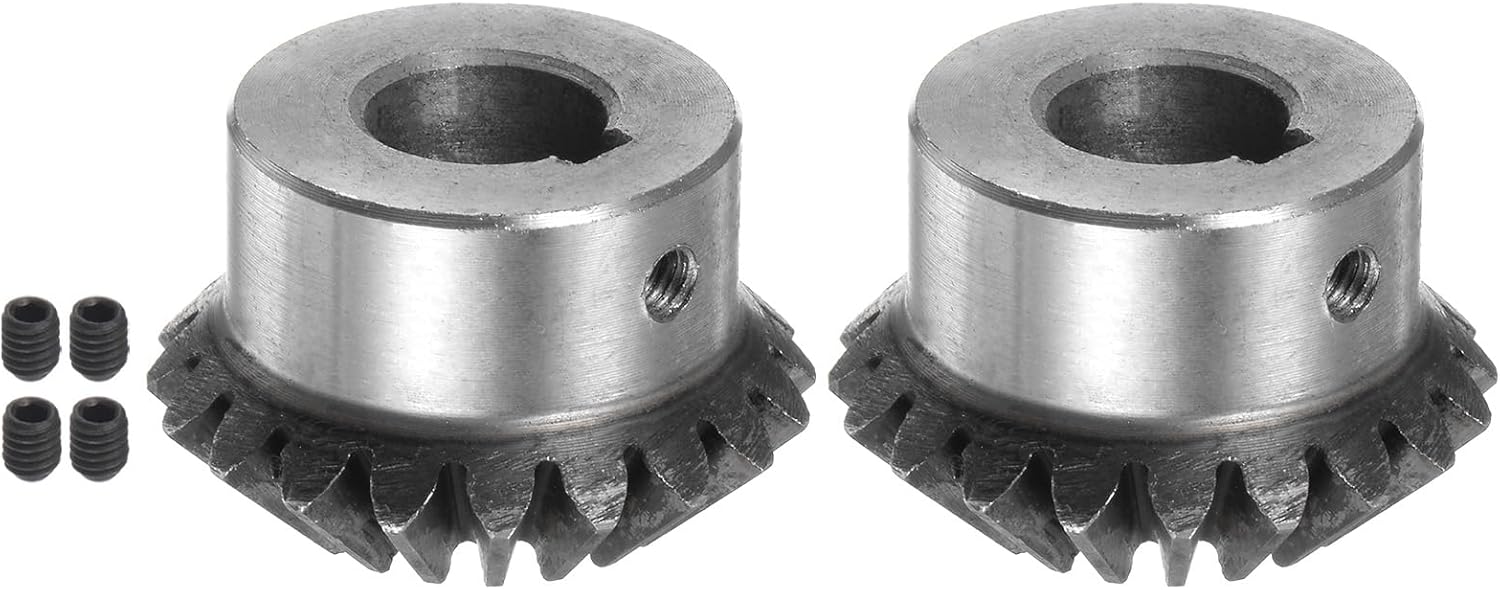 Gear Rack 2pcs 15-Tooth Bevel Gear Pinion & 2pcs 1 Module Rack ...