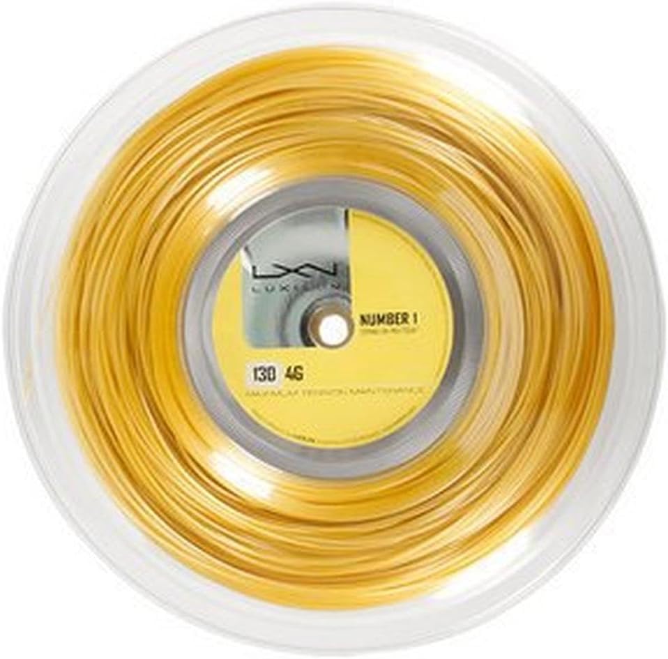 Luxilon 4G 130 Tennis String - 200m Reel, Gold