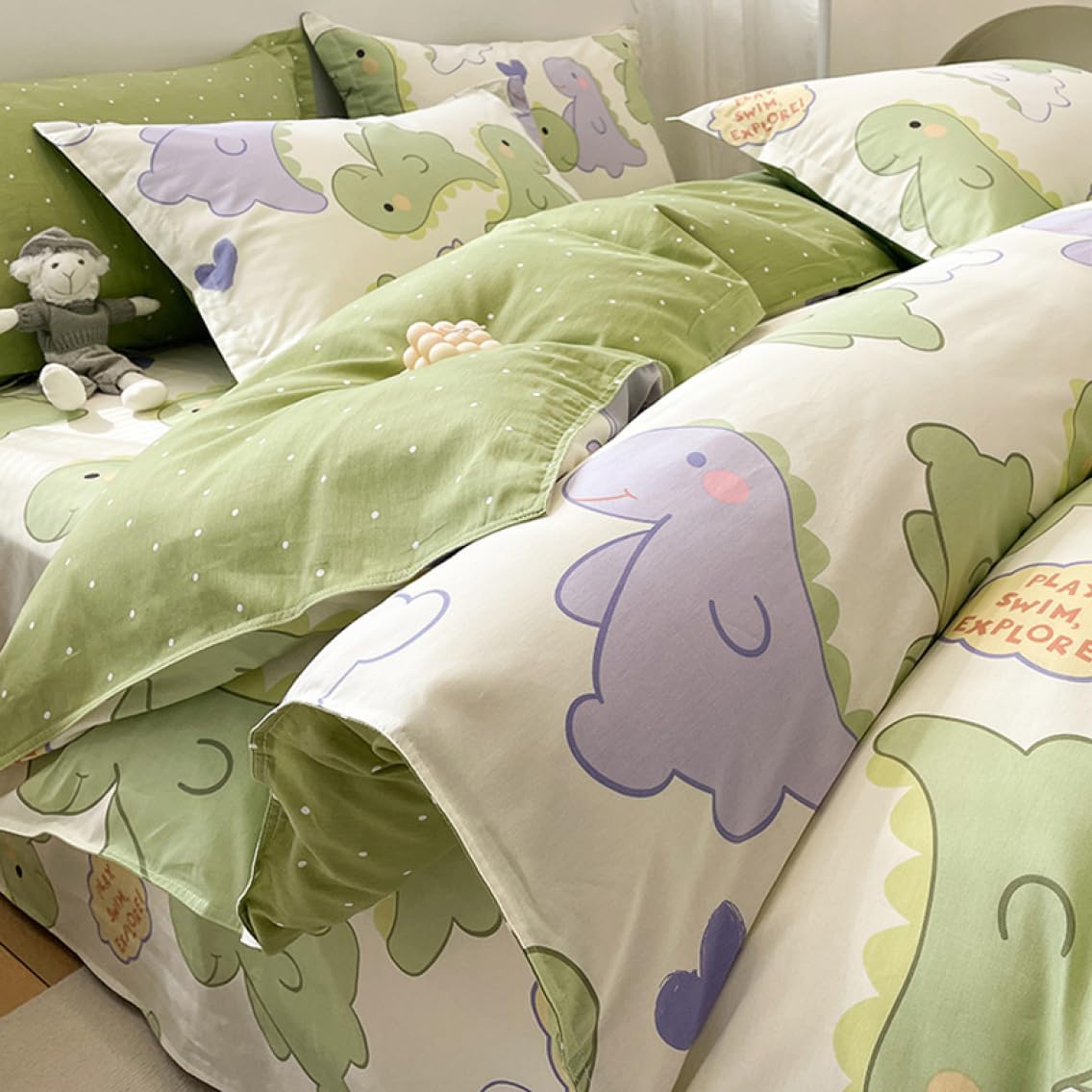 Duvet Cover Style M13 Flower Duvet Cover Nordic Design Double Duvet Cover Double Duvet Cover Bedding Cover for Futon (Style M6 D150 x 200 cm)