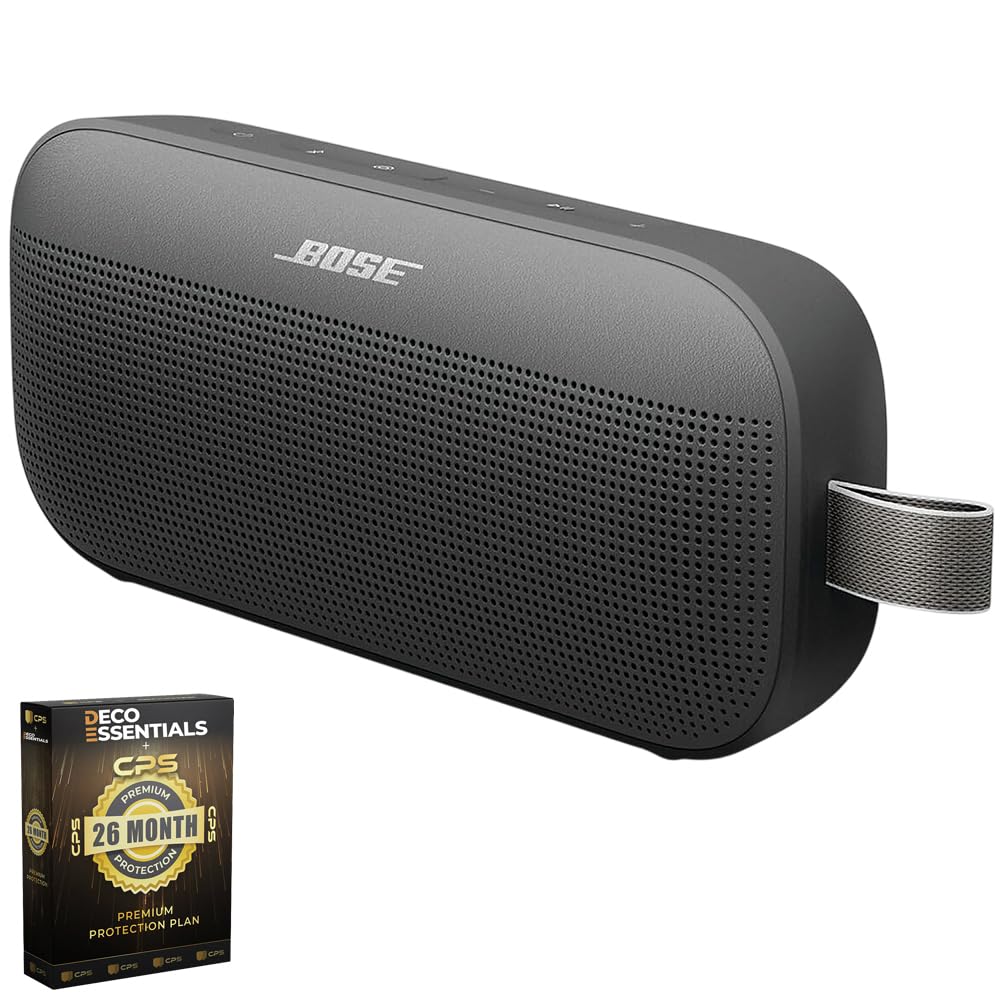 Bose SoundLink Flex II Bluetooth Speaker, Black Bundle