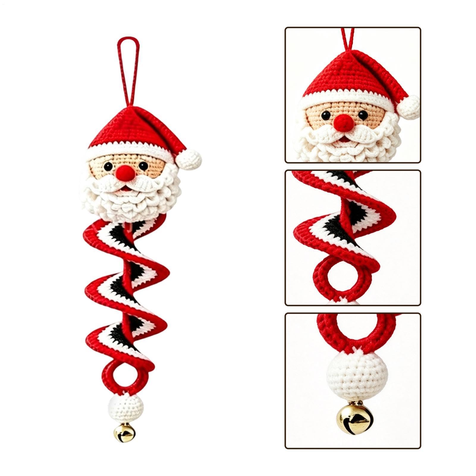 Genérico Kit DIY Crochet Navidad Ventana De Temporada
