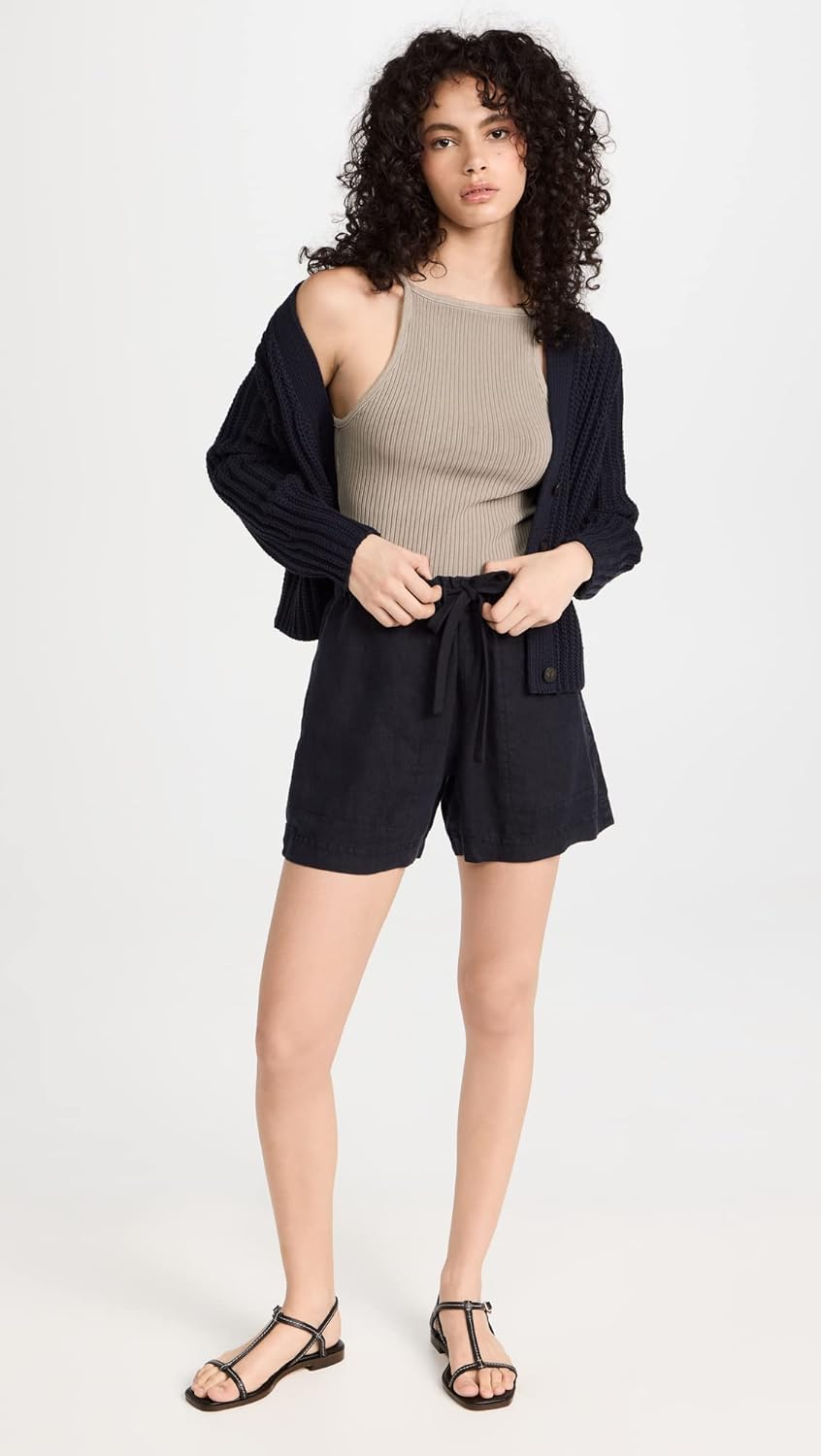 Vince Women's Tie Front Pull On Shorts - Image 5