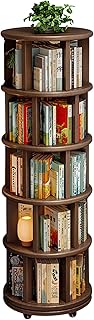 DAYONG 5-Tier Rotating Bookshelf