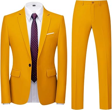 Traje de 2~3 Piezas con Chaqueta, Chaleco y Pantalones para Hombre, Slim  Fit, Ajuste Moderno, Fiesta Bodas Negocio Oficina Traje Blazer Abrigo  Hombre Chaqueta Esmoquin Manga Larga: Amazon.es: Ropa