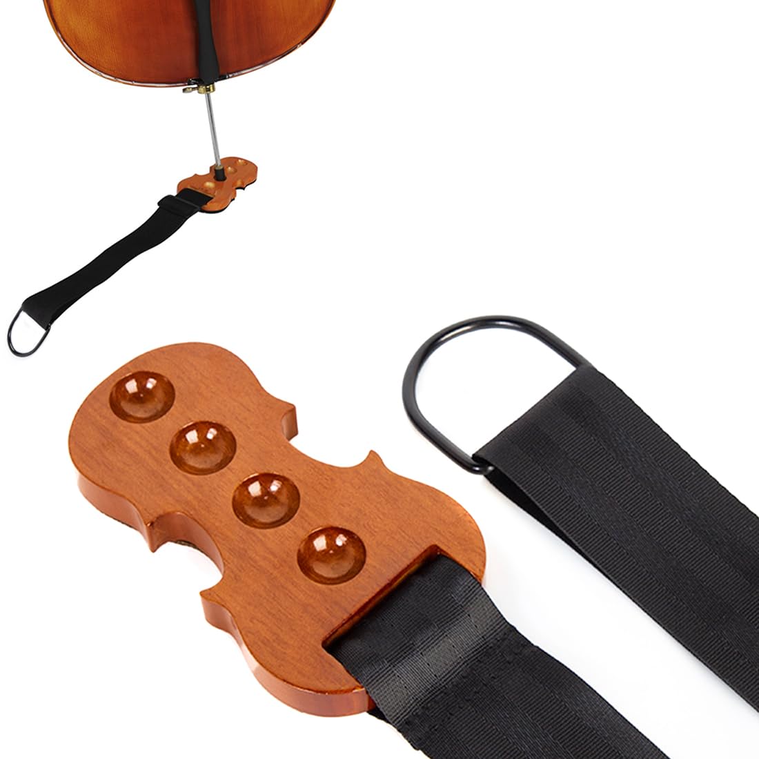 1 Pcs Massivholz Cello Halter Antirutsch Stopper Anchor Schutz in Cello