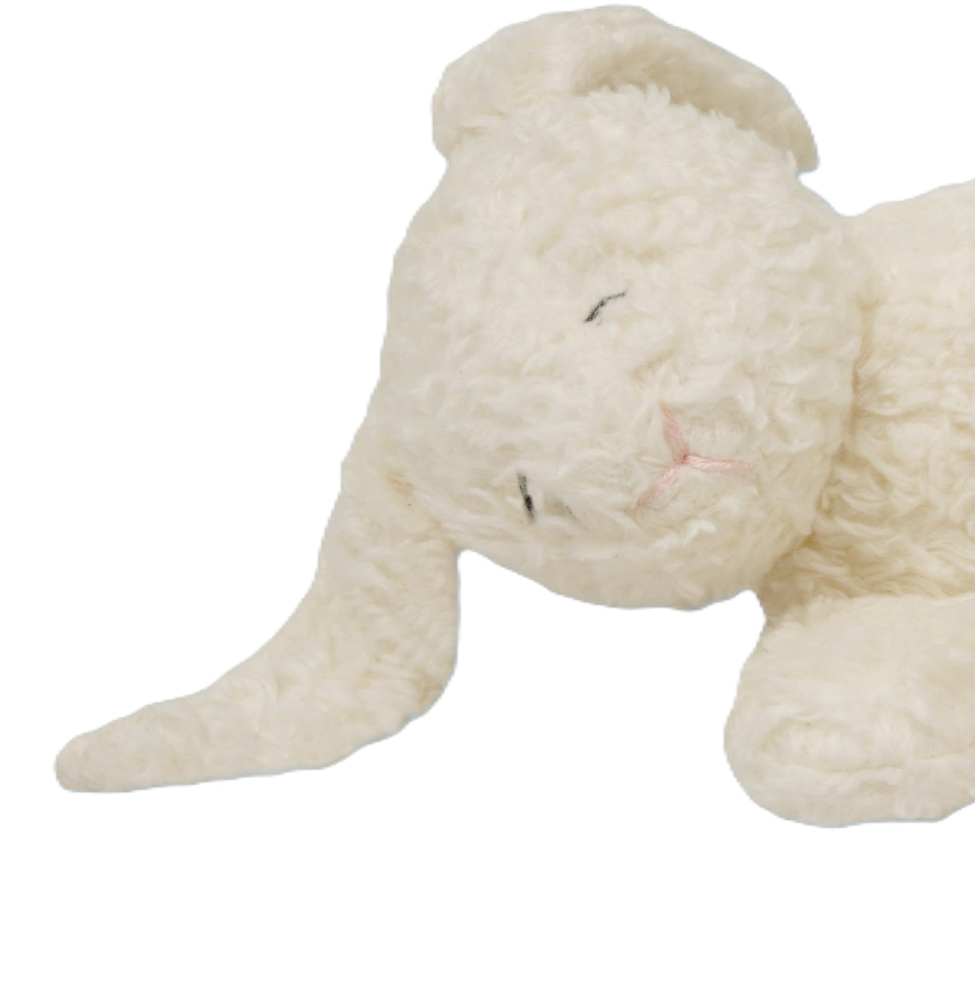 Efie — Bio doudou musical – lièvre | en coton 100% bio | GOTS certifiée | rembourrage de laine de mouton |fabriqué en Allemagne |Jouet durable pour bébé | Mélodie „LaLeLu"