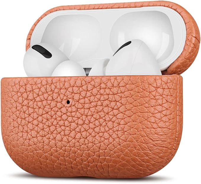 Haobobro Custodie AirPods Pro - Realizzata a mano - Protettiva Cover in  Pelle per AirPods Pro - Compatibile con la ricarica wireless - Custodia in  pelle per AirPods Pro - Marrone : Amazon.it: Elettronica