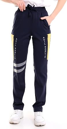 112 Pantolon Kışlık Unisex Likralı - Lacivert