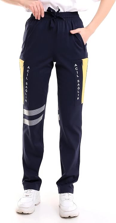 112 Pantolon Kışlık Unisex Likralı - Lacivert