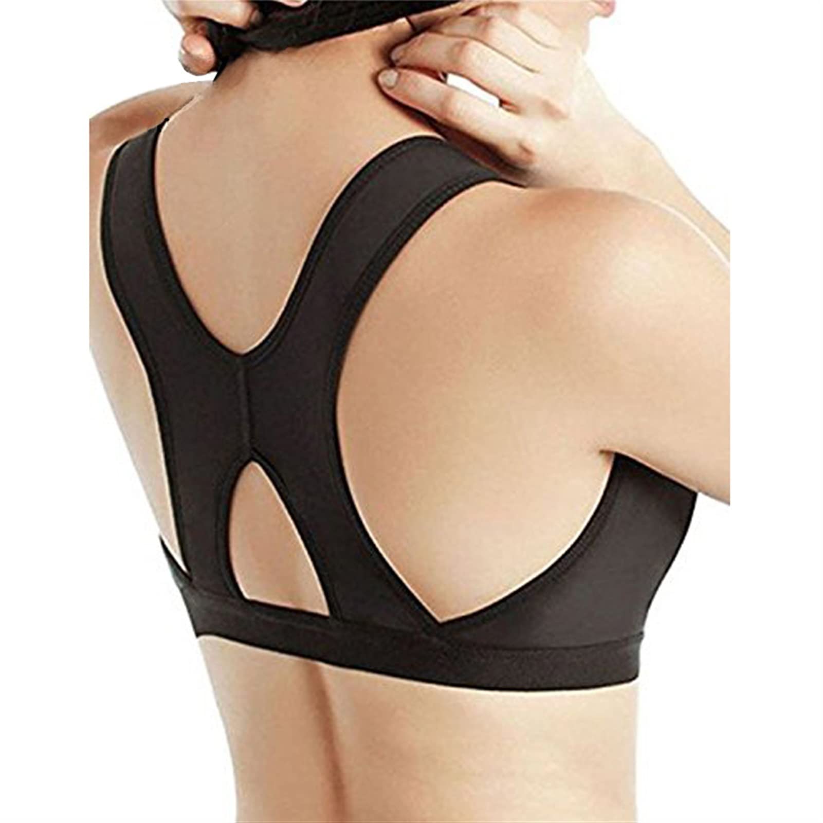 TTDGYYXW Biustonosze pooperacyjne Shapewear dla ciał plus size zapinane z przodu na haczyk po operacji miseczka otwarta pełna góra biustonosz dla kobiet