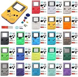 Xueyan Full Housing Shell Cover Case for Gameboy Classic GB DMG with Buttons Conductive Pads Replacement (Dark Green)