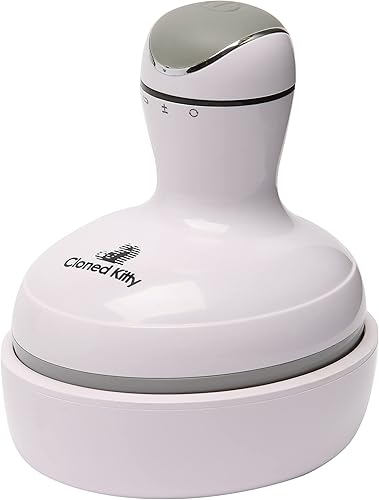 Miniatura 3 de CK-HM1 - Masajeador de cuero cabelludo tambaleante fuerte para la cabeza con base de carga USB, 84 "dedos", movimiento de tambaleo bidireccional y