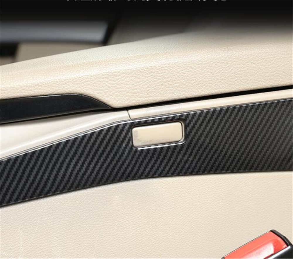 ABS Center Console Armrest Box Trim Decorative Cover Fit for Mercedes Benz GLK Class X204 2008-2015 Interior Car Accessories (Carbon Fiber)