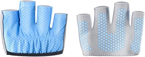 Women Fitness Gloves Four Finger Yoga Grip Half Finger Pilates for Gym Weightlifting Hanging Cycling Yoga Gym Training Gloves