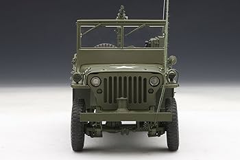 オートアート社ウィリスジープ Amazon | AUTOart 1/18 ジープ ウィリス (アーミーグリーン