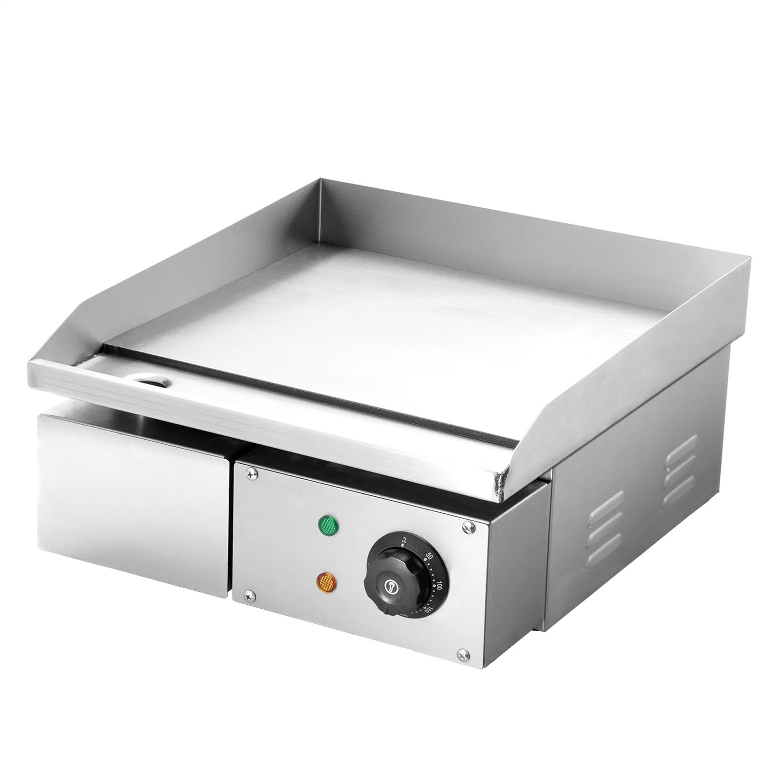 Nonstick Electric Griddle | Nonstick Countertop Griddle Commercial Electric Griddle,Stainless Steel Heavy Duty Hot Plate with Adjustable Temperature 90°F-575°F for Restaurant