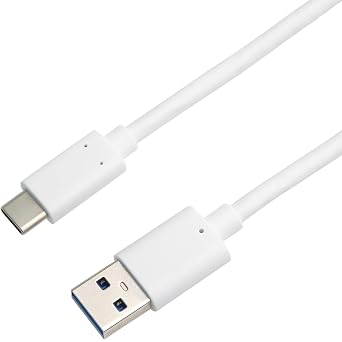 PremiumCord USB-C to USB 3.0 Connection Cable 3 m, SuperSpeed Data Cable up to 10 Gbit/S, Connection up to 3 A, USB 3.1 Generation 2 Type C Connector, Colour White, Length 2 m